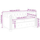 Chesterfield Sofa 2-Seater Artificial Leather Brown