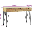 Console Table 120x35x76 cm Solid Teak