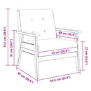 Armchair Yellow Fabric