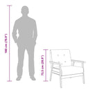 Armchair Yellow Fabric