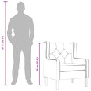 Armchair Grey Fabric