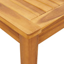 Garden Table 150x90x74 cm Solid Acacia Wood