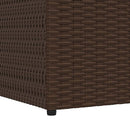 Garden Storage Box Brown 150x100x100 cm Poly Rattan