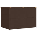 Garden Storage Box Brown 150x100x100 cm Poly Rattan