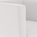 Bar Stool White Faux Leather