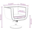 Bar Stool White Faux Leather