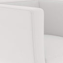 Bar Chairs 2 pcs White Faux Leather