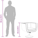 Bar Chairs 2 pcs White Faux Leather