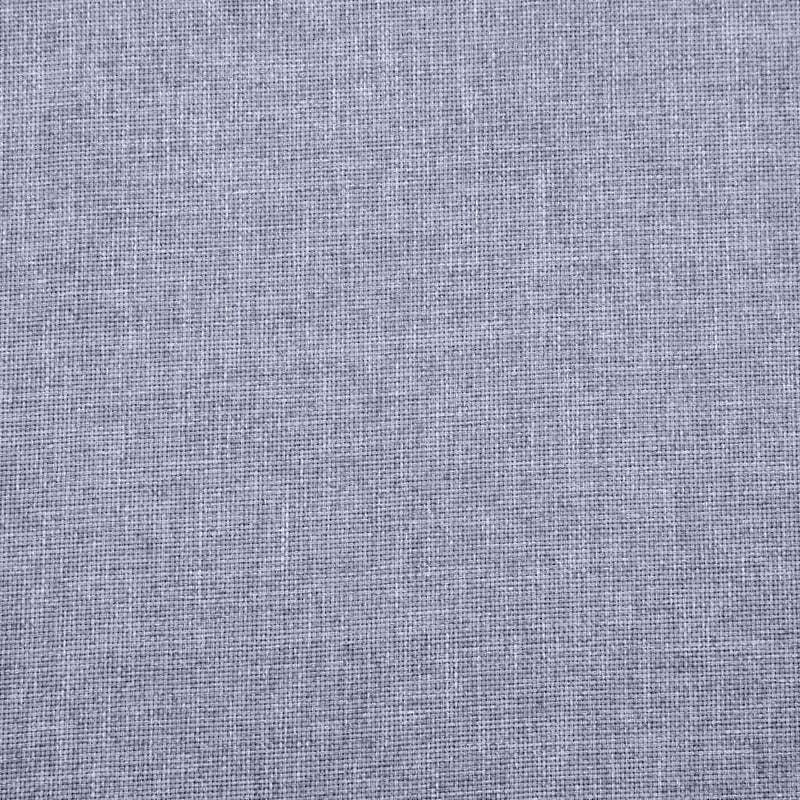 Sofa 2-Seater Fabric Light Grey