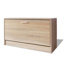 Desk with Drawer and Cabinet Oak 100x40x73 cm