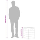 Garden Storage Box 90 L Light Grey