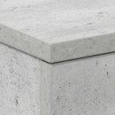 Bedside Cabinet Concrete Grey 38x35x56 cm