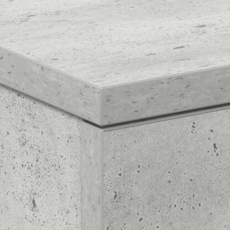 Bedside Cabinets 2 pcs Concrete Grey 38x35x56 cm
