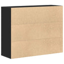 Sideboard Black 88x30x70 cm Chipboard