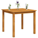 Garden Table 85x85x74 cm Solid Acacia Wood