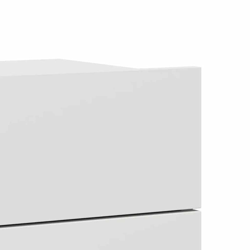 Bedside Cabinet White 40x30x30 cm