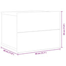 Bedside Cabinets 2 pcs High Gloss White 40x30x30 cm