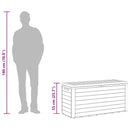 Garden Storage Box Brown 78x44x55 cm