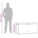 Garden Storage Box Anthracite 114x47x60 cm