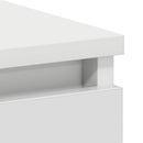Desk White 90x45x76 cm Chipboard