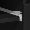 Desk Black 90x45x76 cm Chipboard