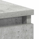 Desk Concrete Grey 90x45x76 cm Chipboard