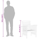 Garden Chairs 2 pcs Solid Acacia Wood