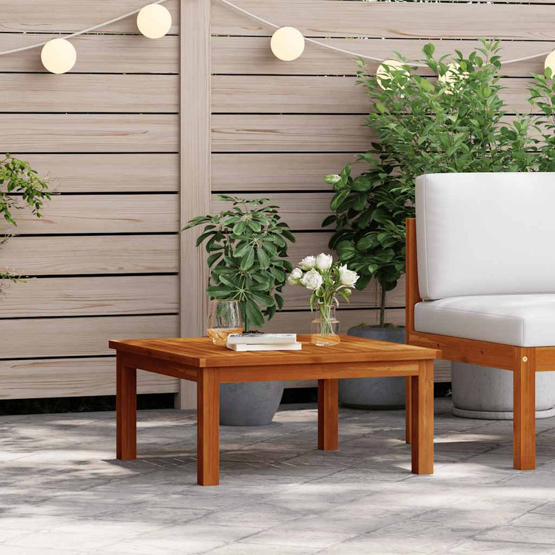 Garden Lounge Table 63x63x30 cm Solid Acacia Wood