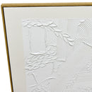 70X90cm Plaster Panorama Dark Wood Framed Hand Painted Canvas Wall Art