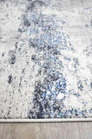 Francis Blue Textured Runner 32667-6258.