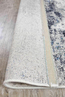 Francis Blue Textured Runner 32667-6258.