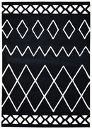 Chiapas Berber Black White Rug 63207-630.