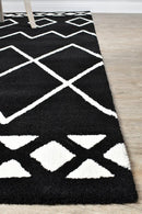 Chiapas Berber Black White Rug 63207-630.