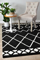 Chiapas Berber Black White Rug 63207-630.