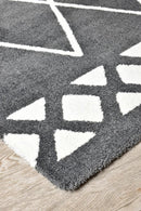 Chiapas Berber Grey White Rug 63207-690.