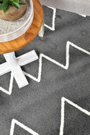 Chiapas Berber Grey White Rug 63207-690.