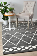 Chiapas Berber Grey White Rug 63207-690.