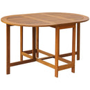 Garden Table 130x90x72 cm Solid Acacia Wood