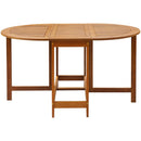 Garden Table 130x90x72 cm Solid Acacia Wood