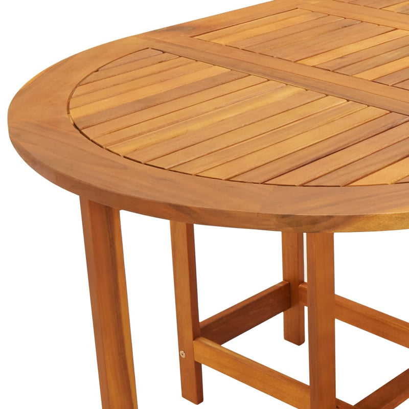 Garden Table 130x90x72 cm Solid Acacia Wood