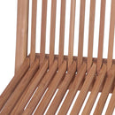 Folding Garden Chairs 4 pcs Solid Teak Wood