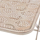 3 Piece Bistro Set Steel White