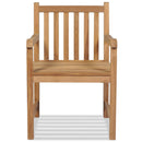 Outdoor Chairs 2 pcs Solid Teak Wood