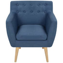 Armchair Blue Fabric