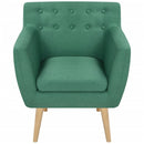 Armchair Green Fabric