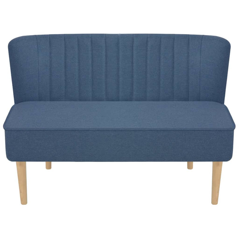 Sofa Fabric 117x55.5x77 cm Blue