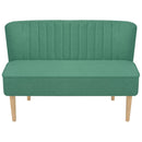 Sofa Fabric 117x55.5x77 cm Green