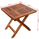 Sun Loungers 2 pcs with Table Solid Acacia Wood