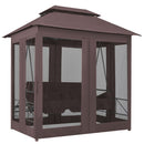 Gazebo Convertible Swing Bench Coffee