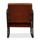 Lounge Chair Brown Genuine Leather